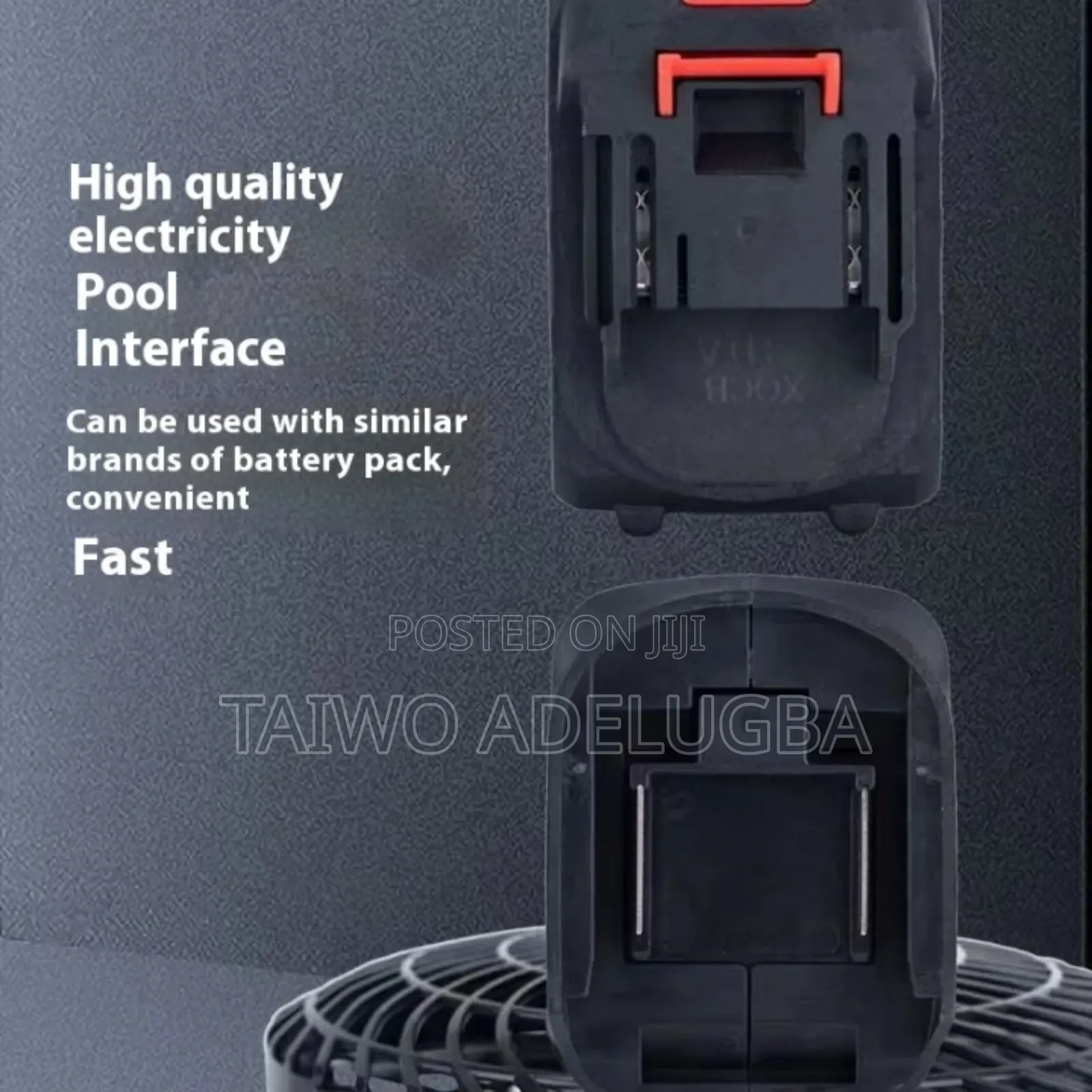 Highly Durable Electric Fan With Battery