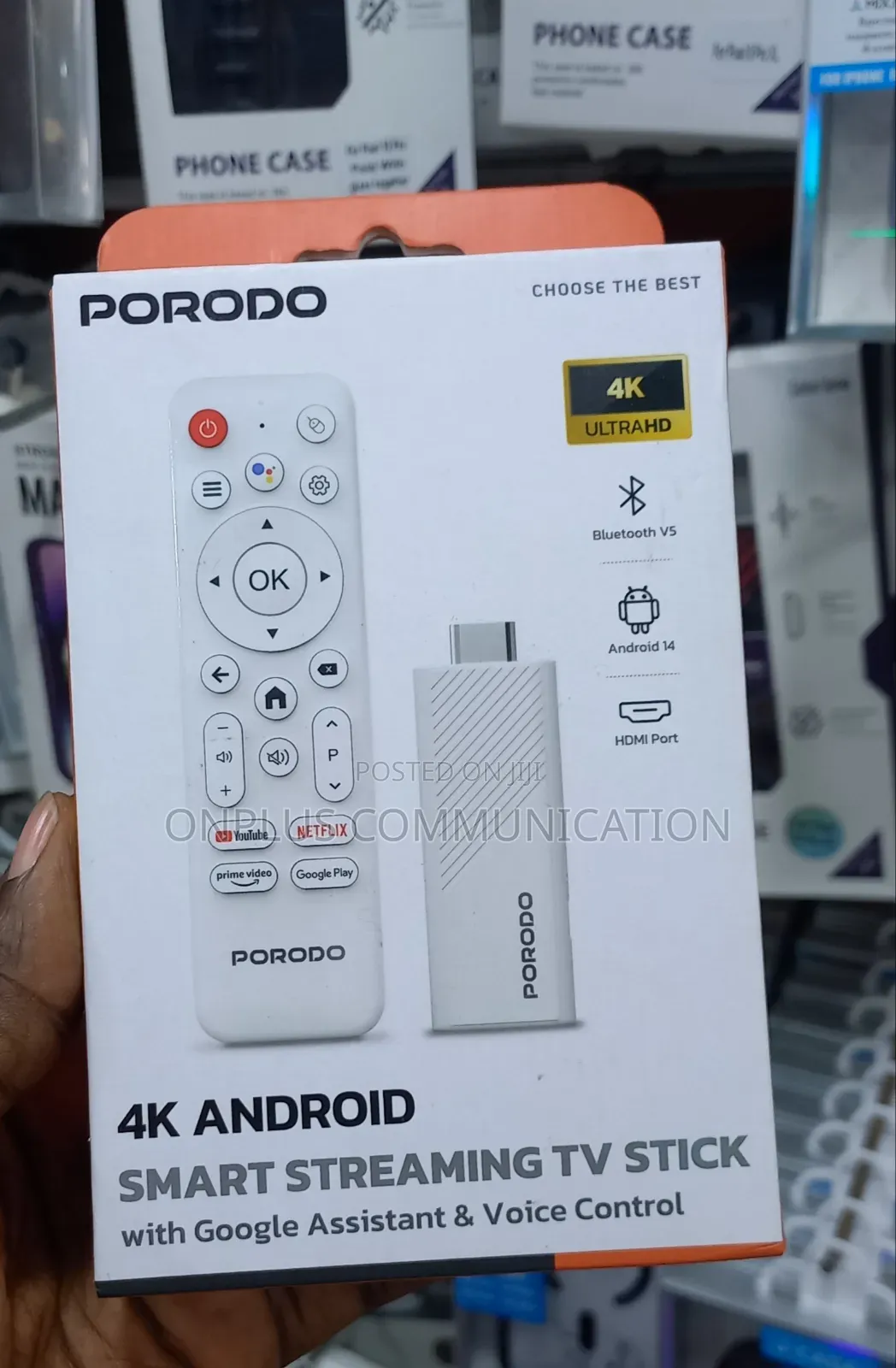 Porodo Android Smart Streaming Tv Stick