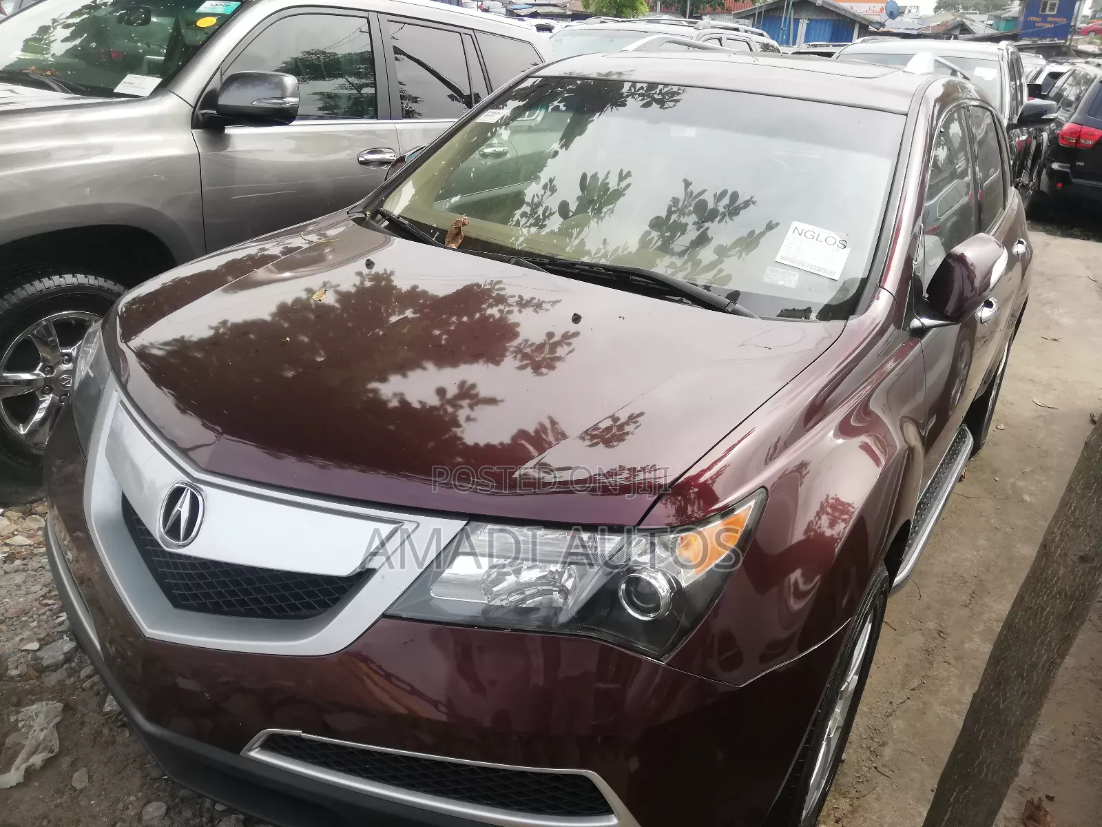 Acura MDX Advance Package SUV AWD (3.7L 6cyl 6A) 2012 Red