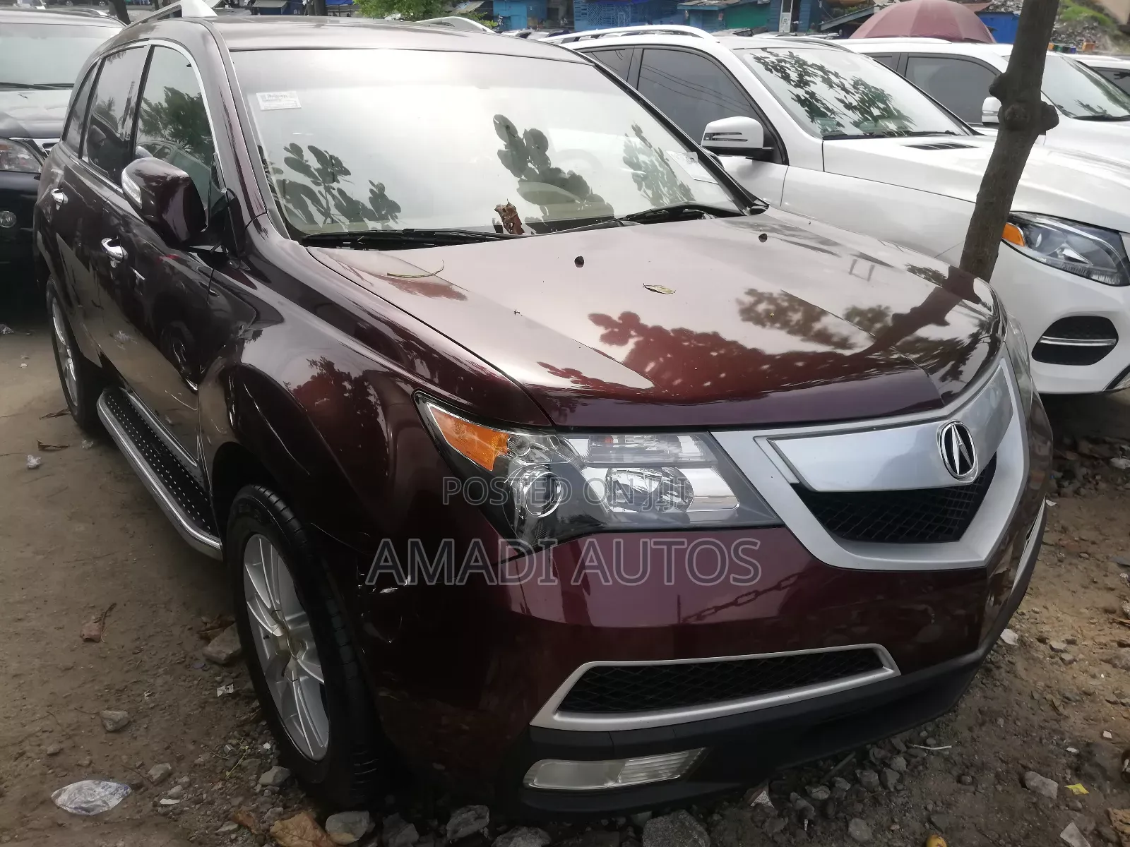Acura MDX Advance Package SUV AWD (3.7L 6cyl 6A) 2012 Red