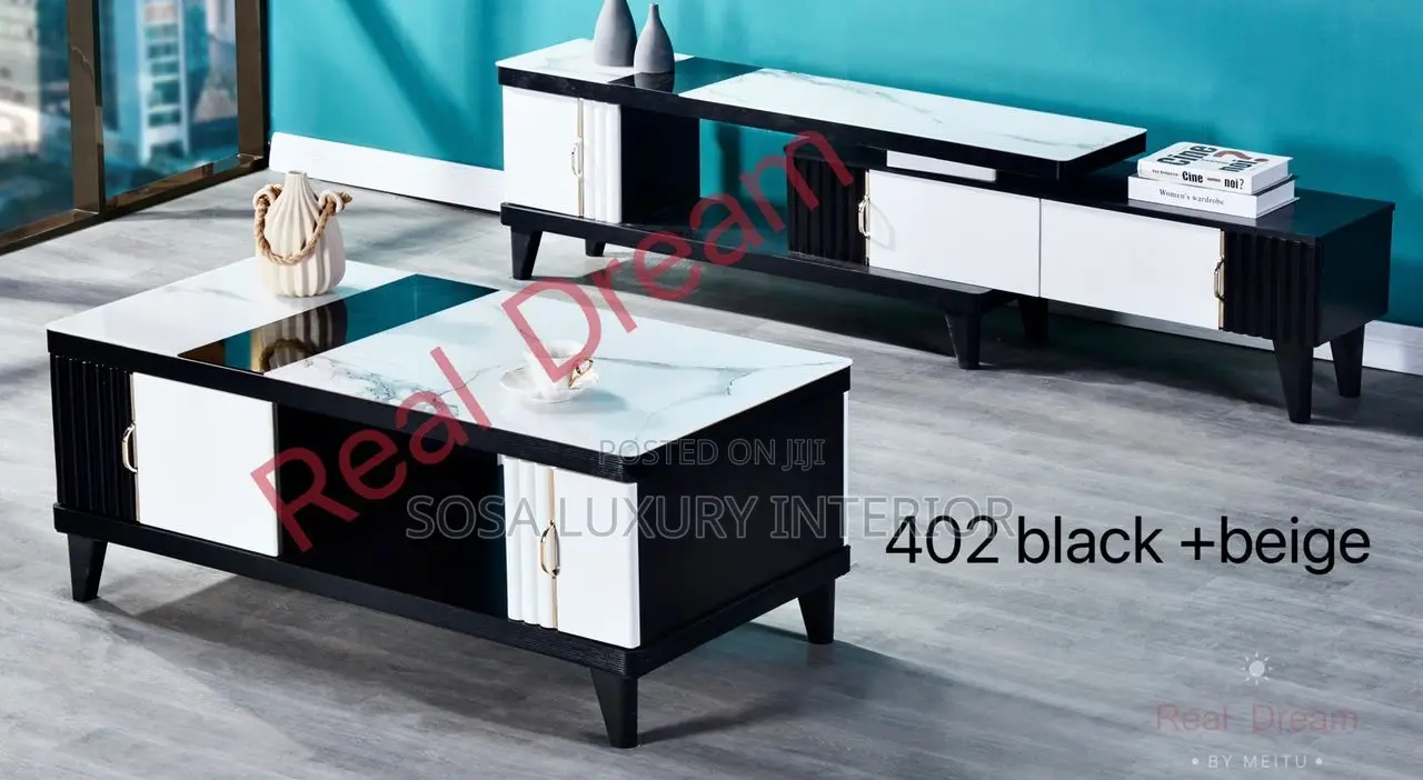 Modern Centre Table and Tv Stand Set