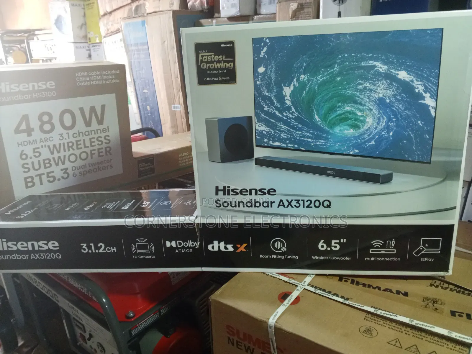 Hisense Sound Bar and Woofer