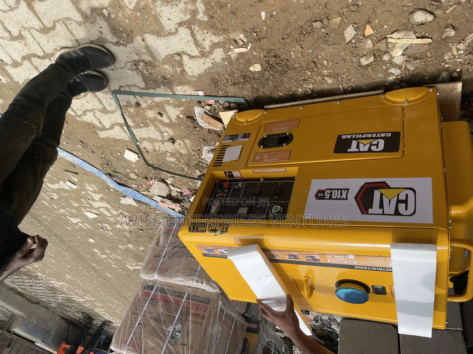 Cat X10.5 Xe Silent Diesel Generator 10.5kva 100% Copper Coil
