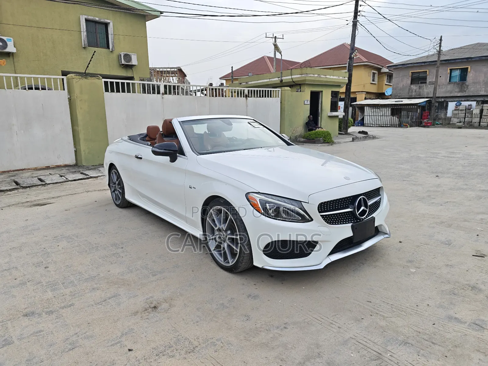 Mercedes-Benz C43 4Matic Cabriolet AWD (3.0L V6 9AM) 2017 White