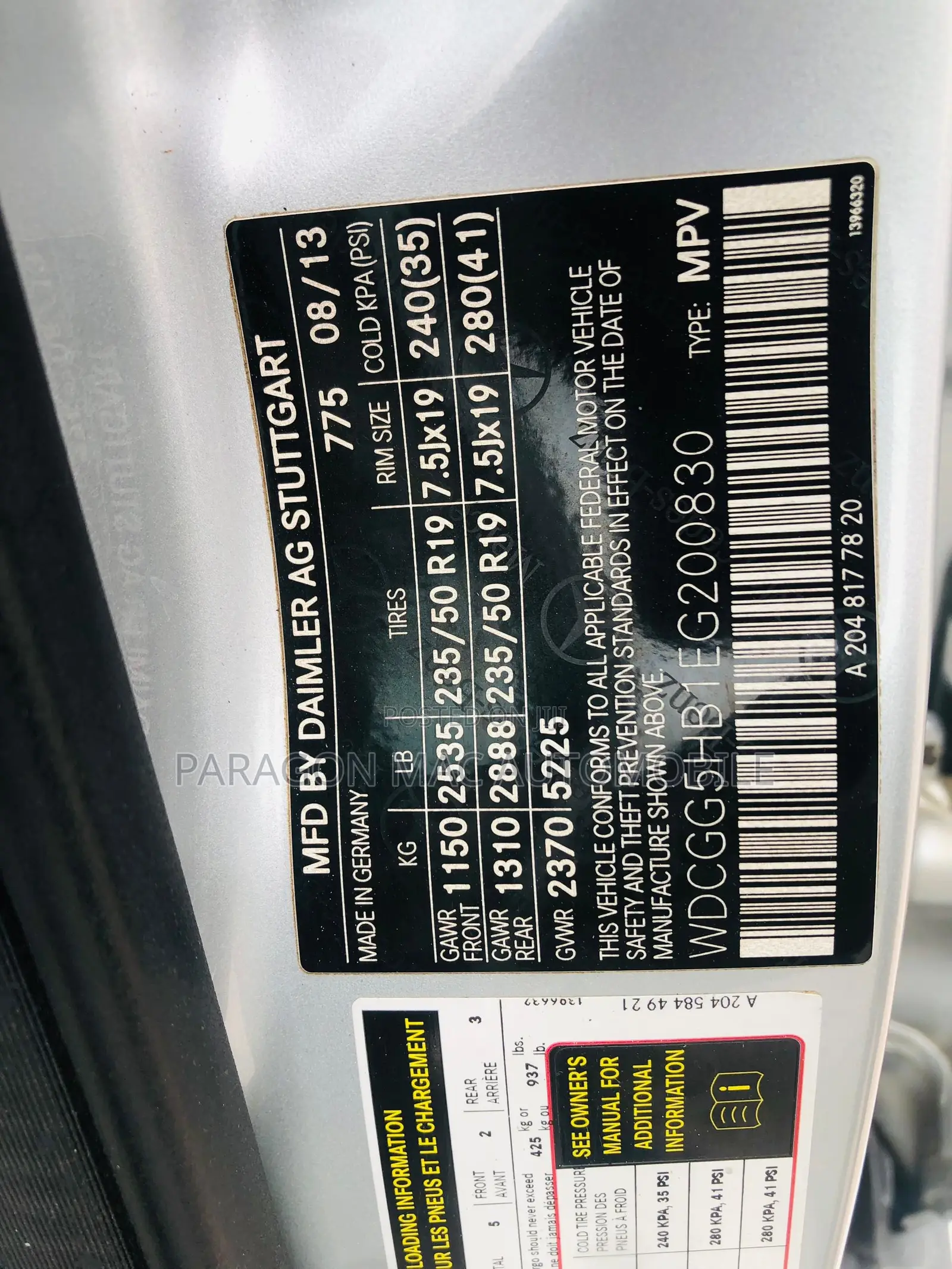 Mercedes-Benz GLK-Class 350 4MATIC 2014 Silver