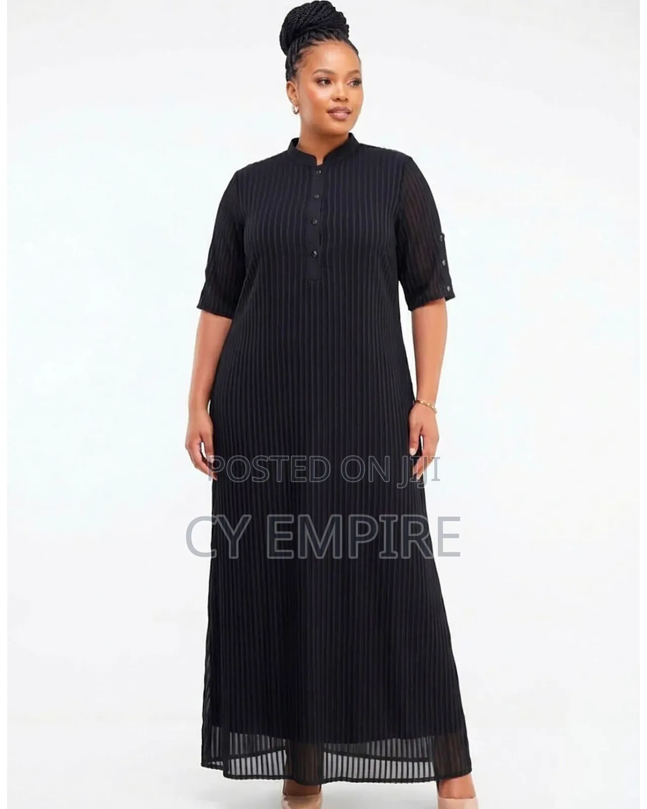 The Pinstripe Kaftan