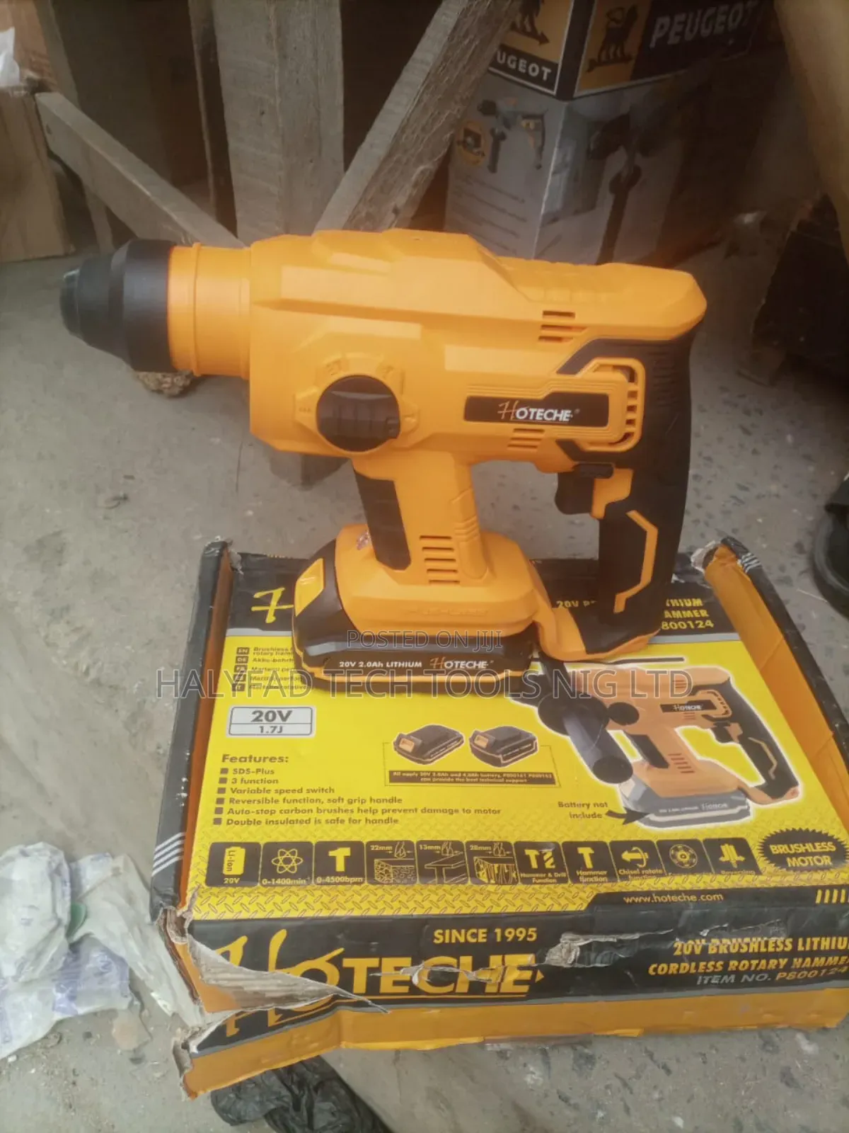20v Brushless Lithium Cordless Rotary Hammer