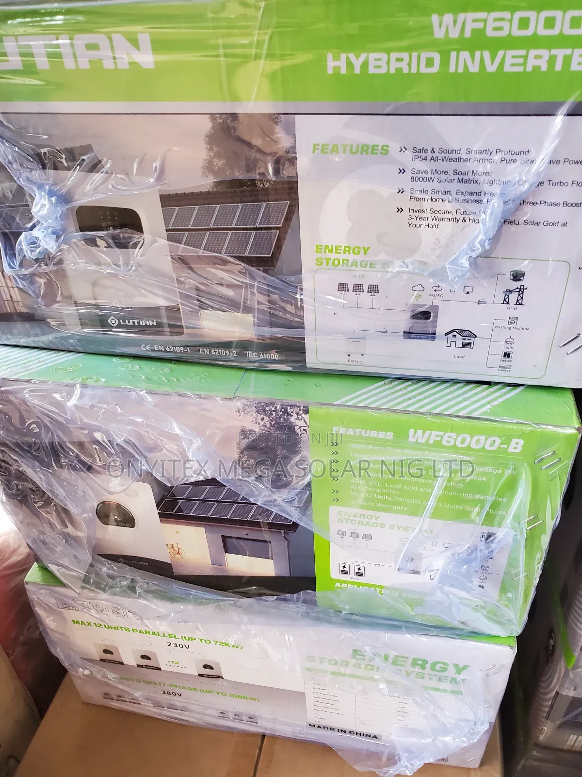 Lutian Solar Inverter 6kva 48v Hybrid With Warranty