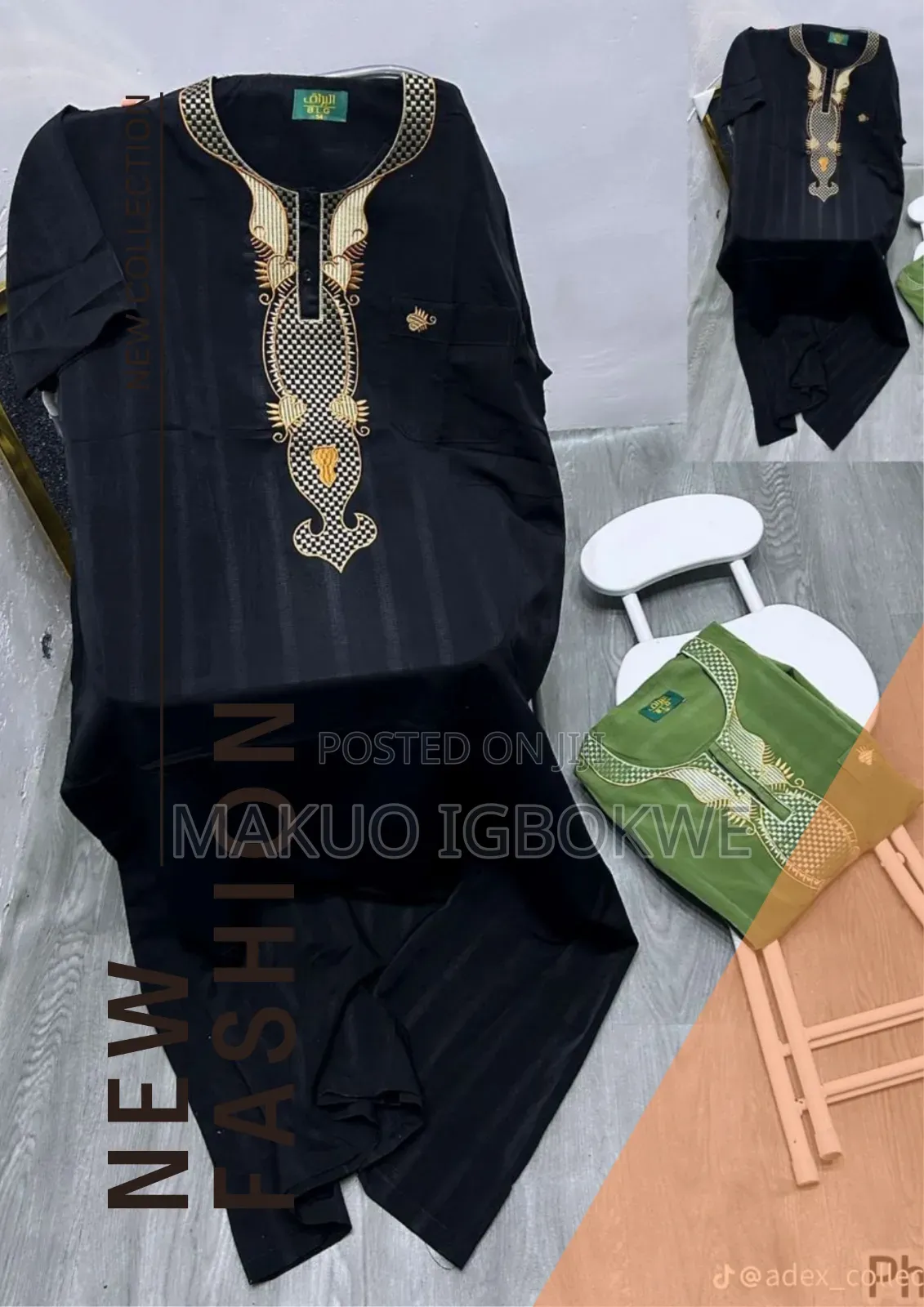 Jalabiya Outfits With Short Hand [ 54-62 Sizes ]