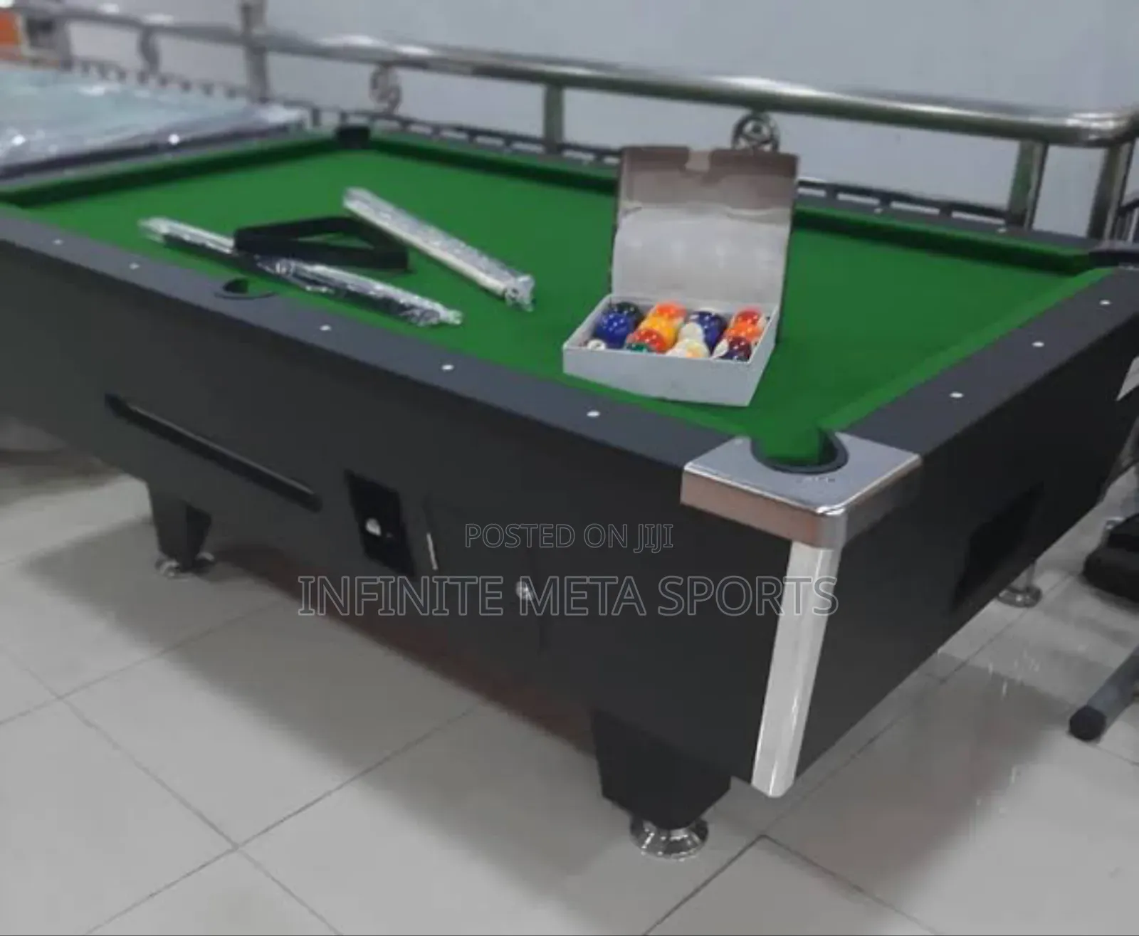 Foreign Marble Coin Snooker Table