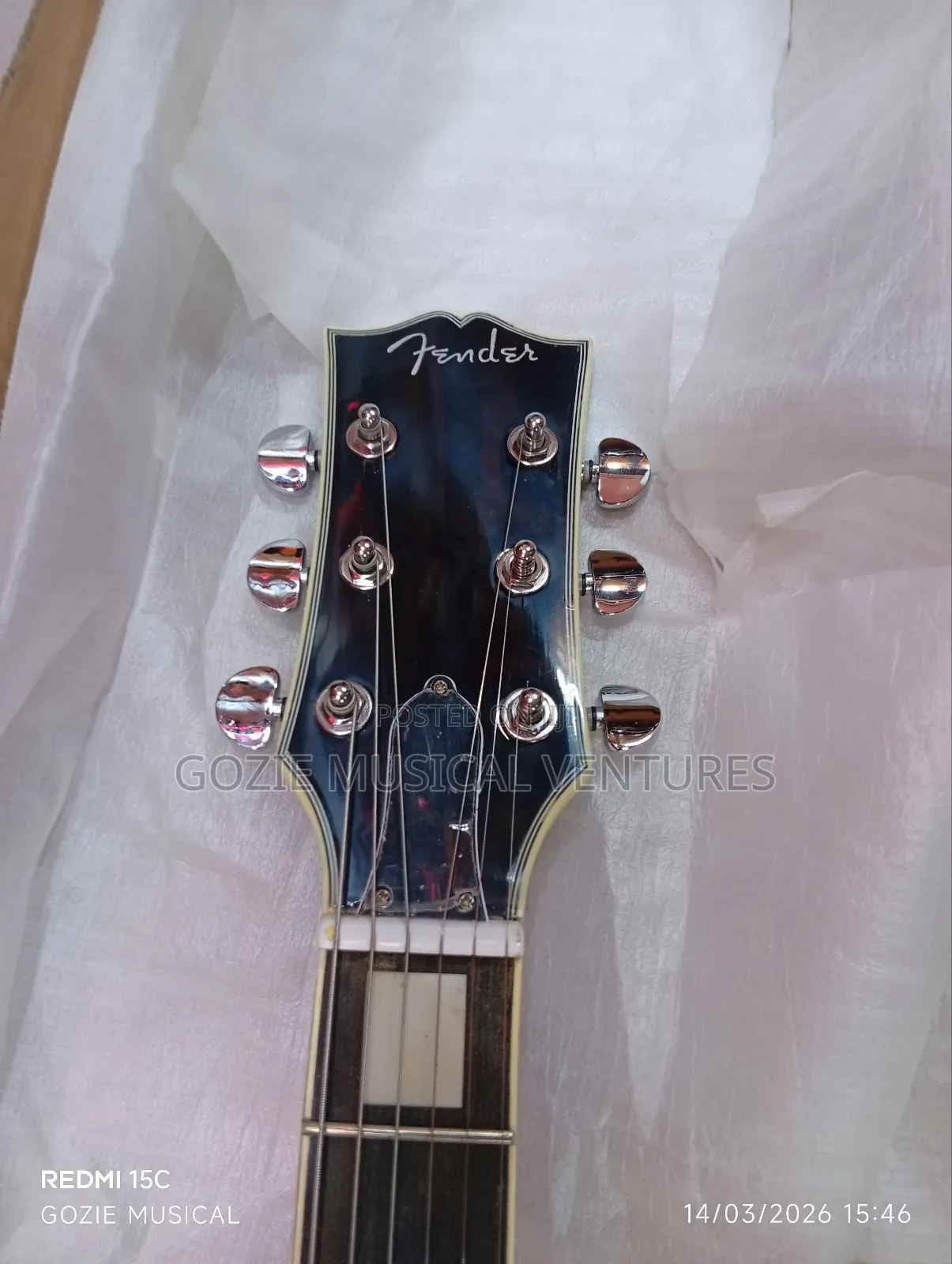 The Best Quality Fender 6 Strings Semi Hollow Body and Quality Sound
