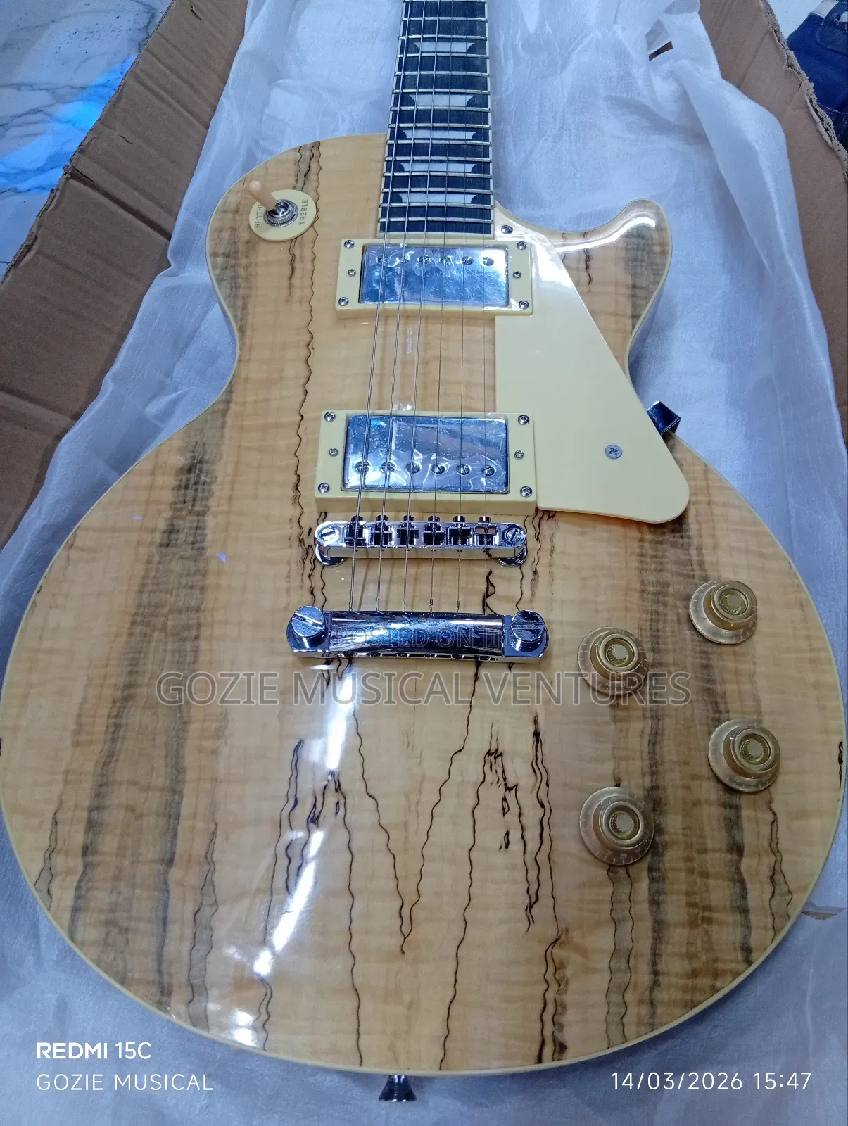 A Very High Quality Gibson Less Paul Electric Guitar 
