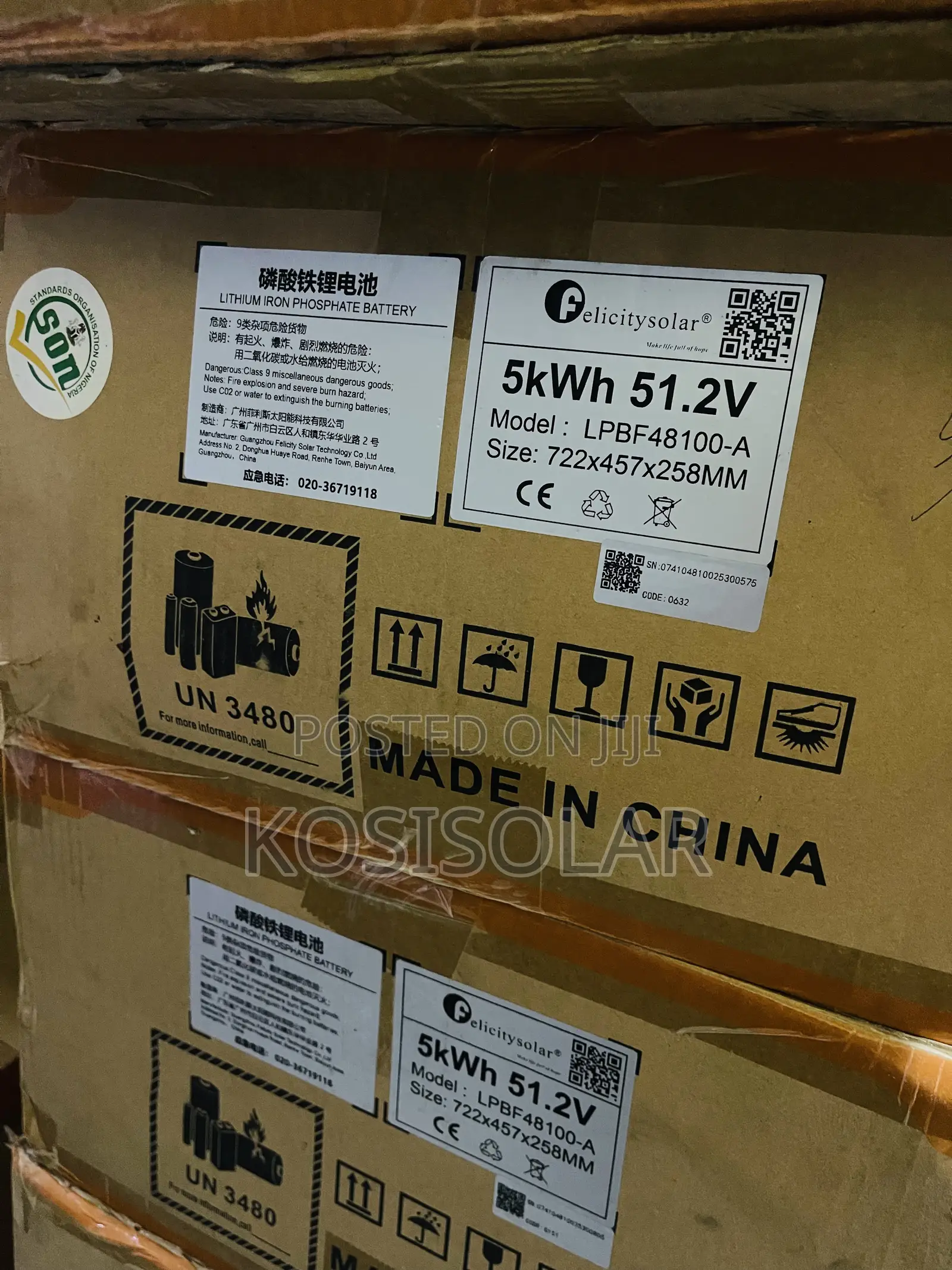 5kwh 48v Fireman Lithium Ion Battery