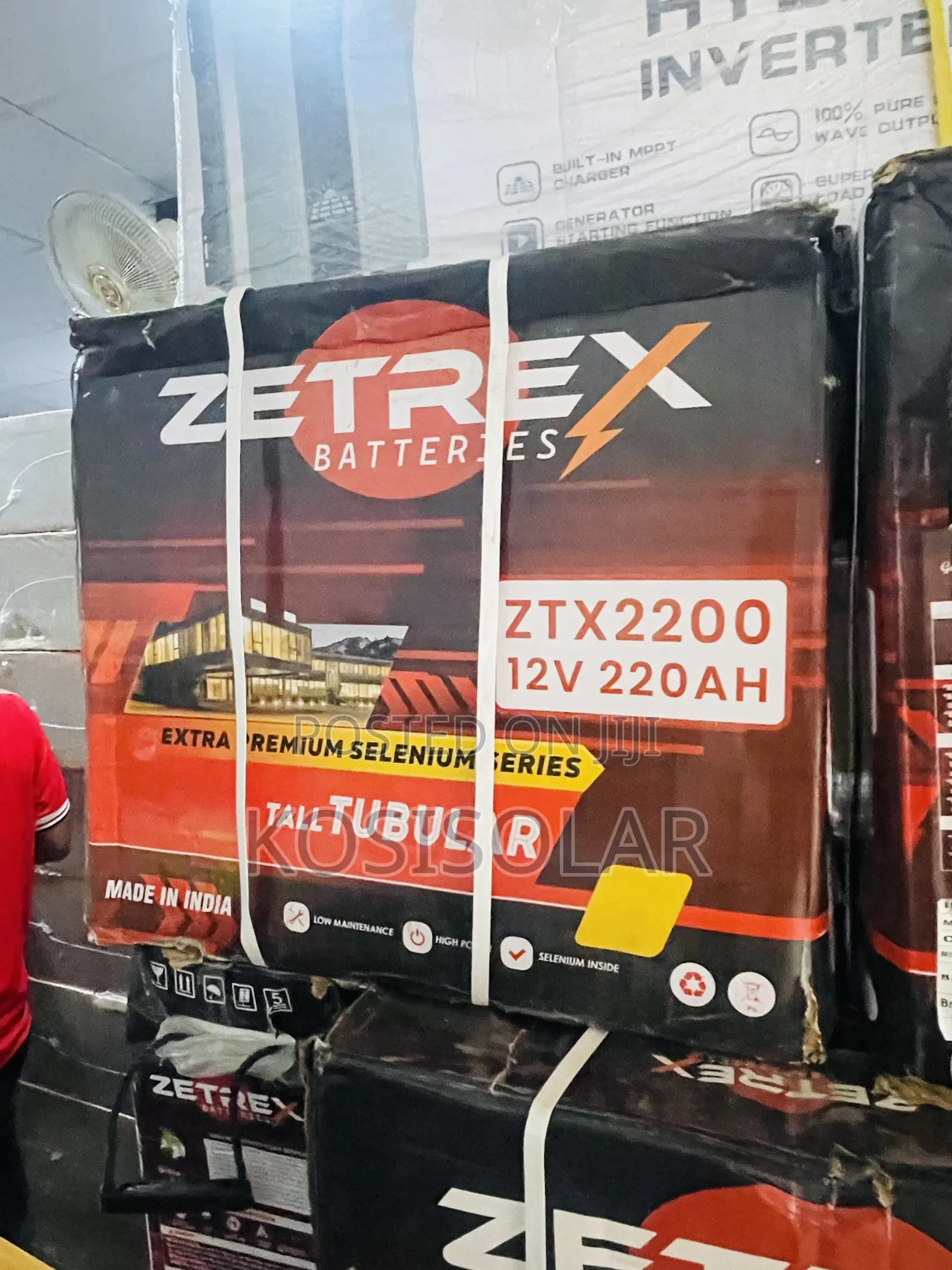 250ah 12v Zetrex Tubular Battery