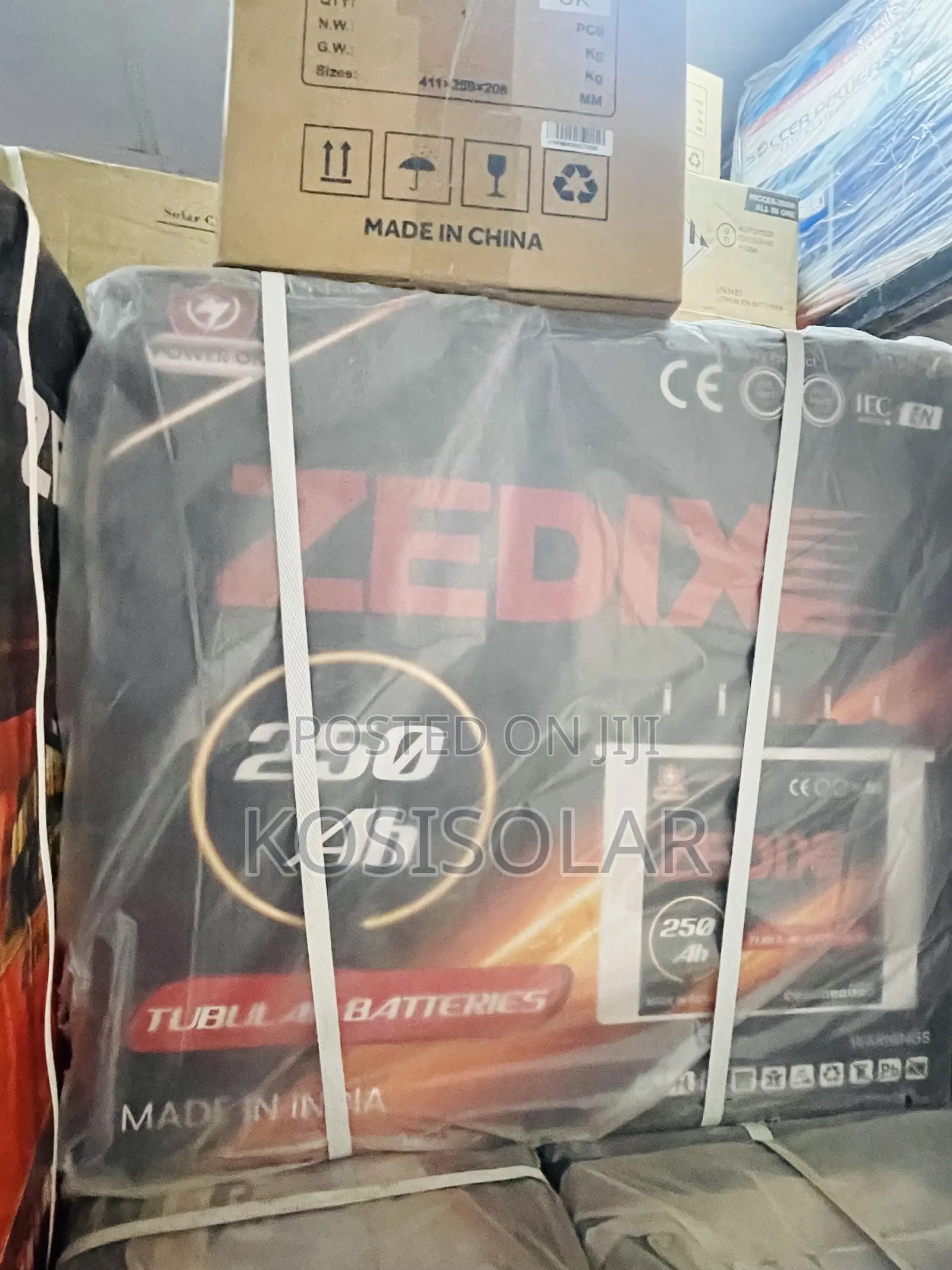 250ah 12v Zetrex Tubular Battery