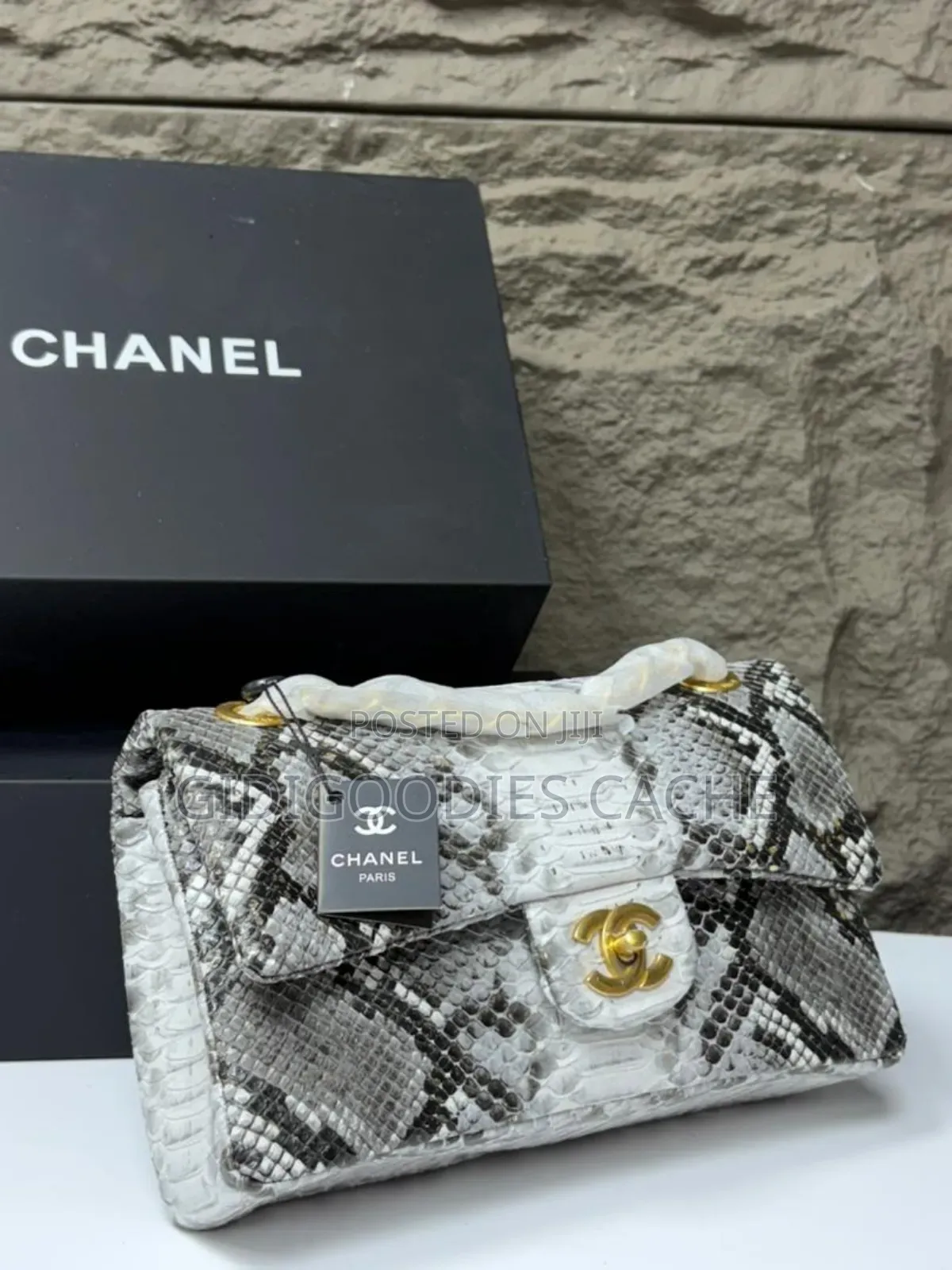 Chanel Snakeskin Shoulder Bags