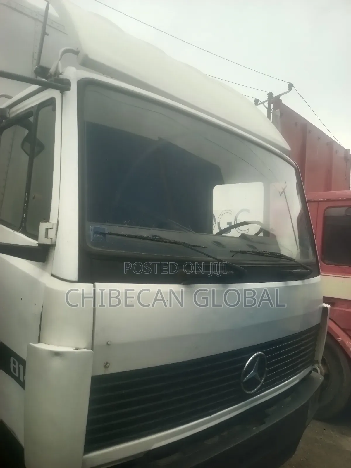 Mercedes Benz 814 Truck 2000 White