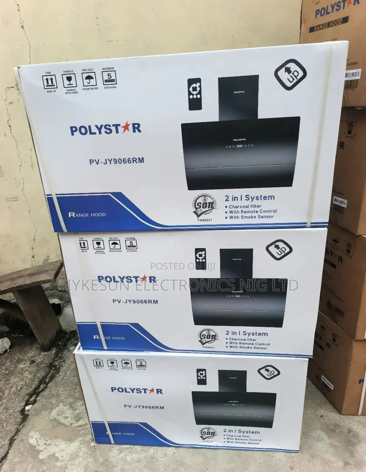 Original Polystar Hand Waved Remote Control Heat Extractor Inverter