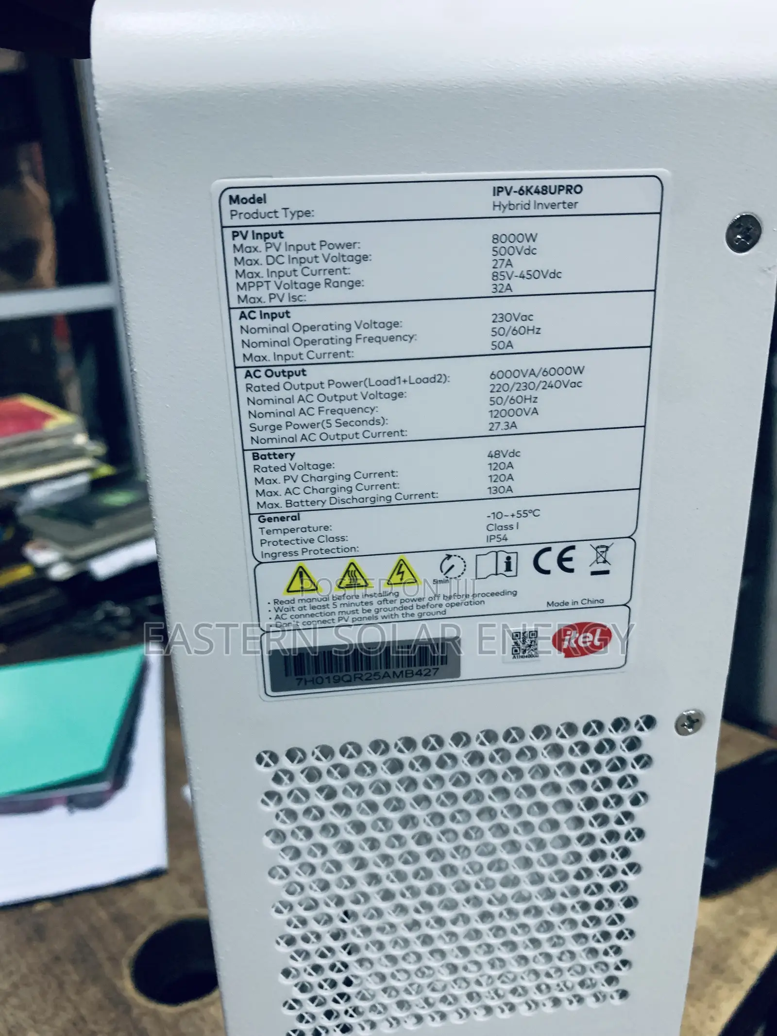Itel 6kva 48v Hybrid Inverter