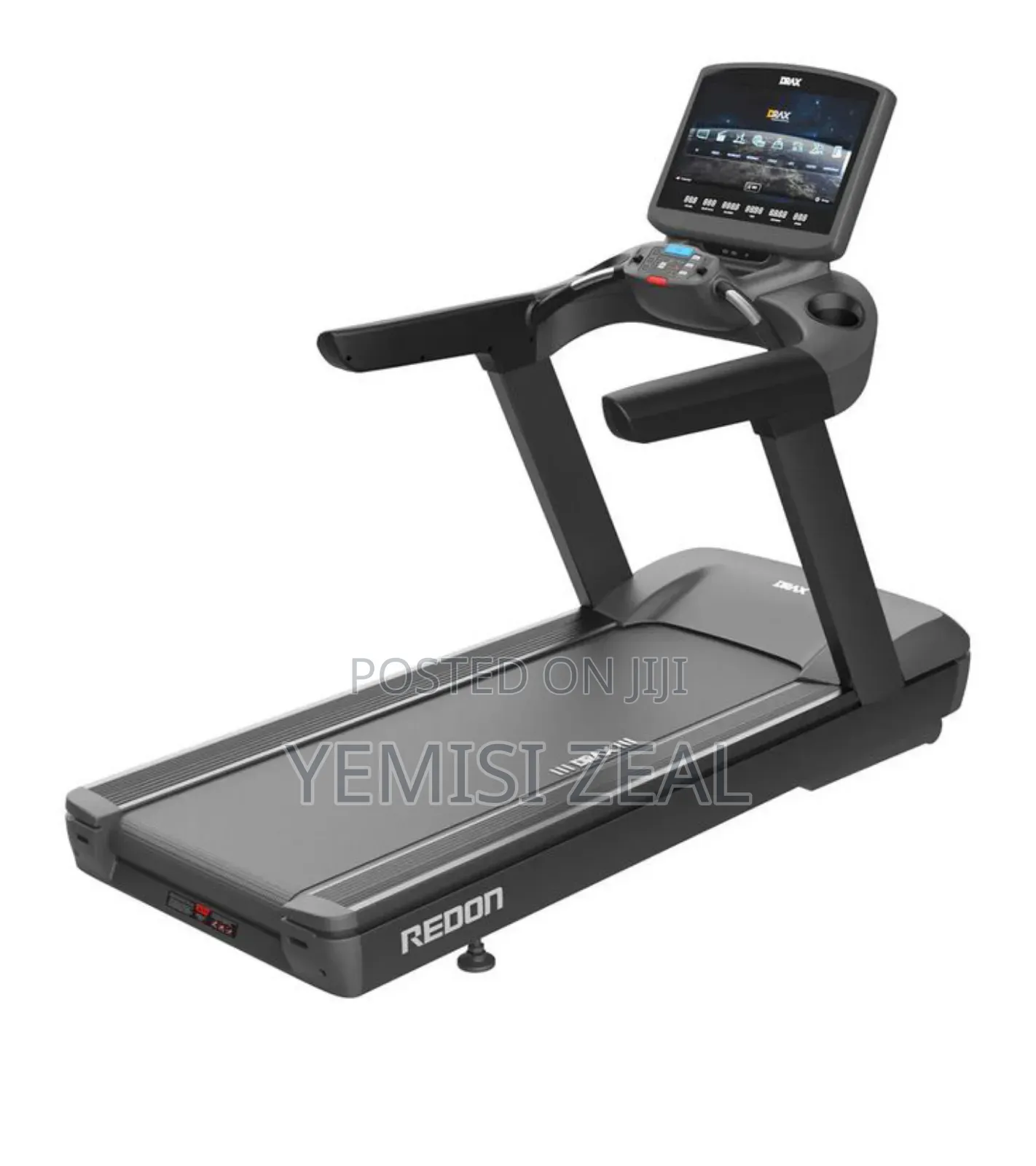 5hp Treadmill With Bluetooth, Incline, 50kg Dumbbell Case, E.T.C.