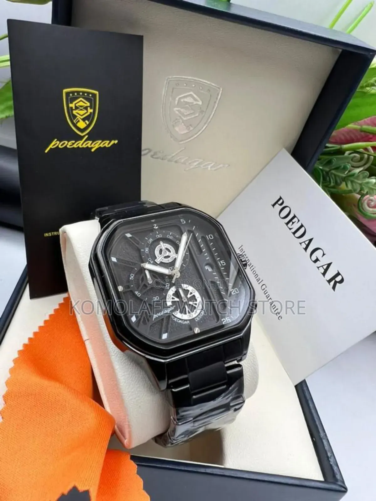 Poedagar Chronograph Chain