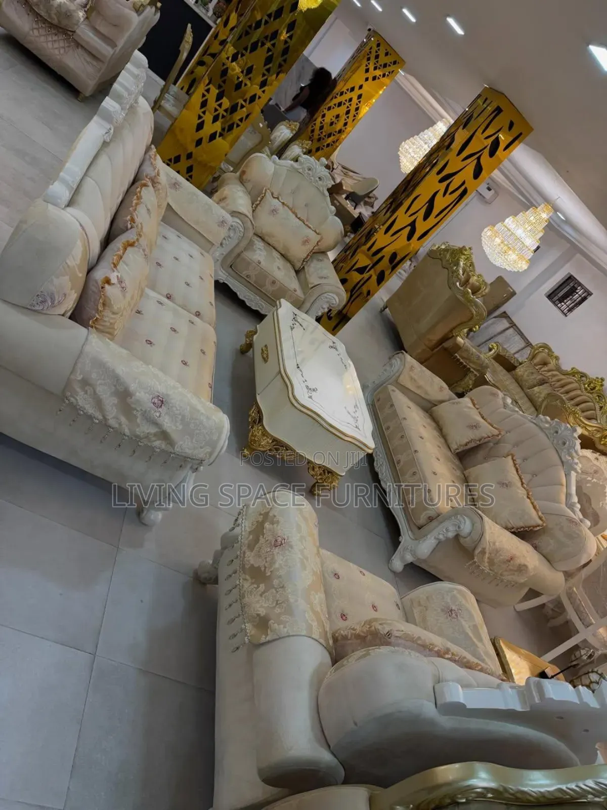 Royal Sofa Chairs By 7seaters With Center Table 1+2 Set