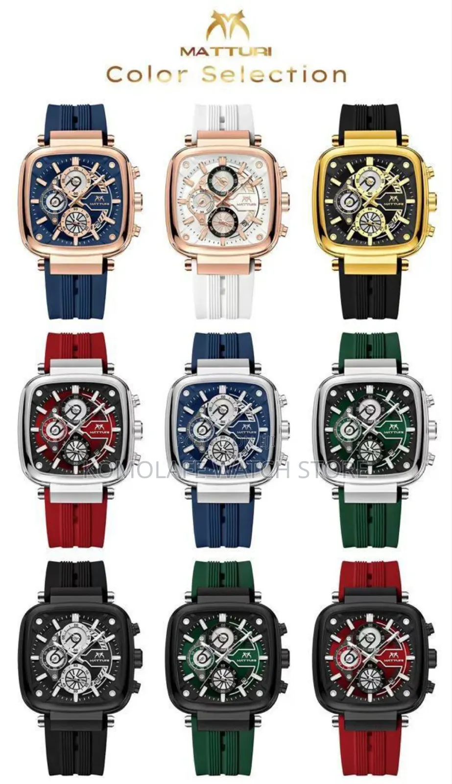Mutturi Chronograph Rubber