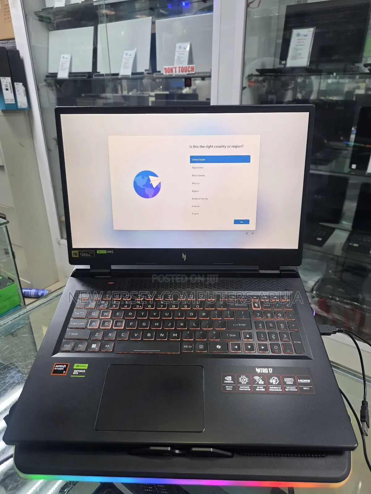 New Laptop Acer Nitro 5 16GB AMD Ryzen 7 SSD 1T