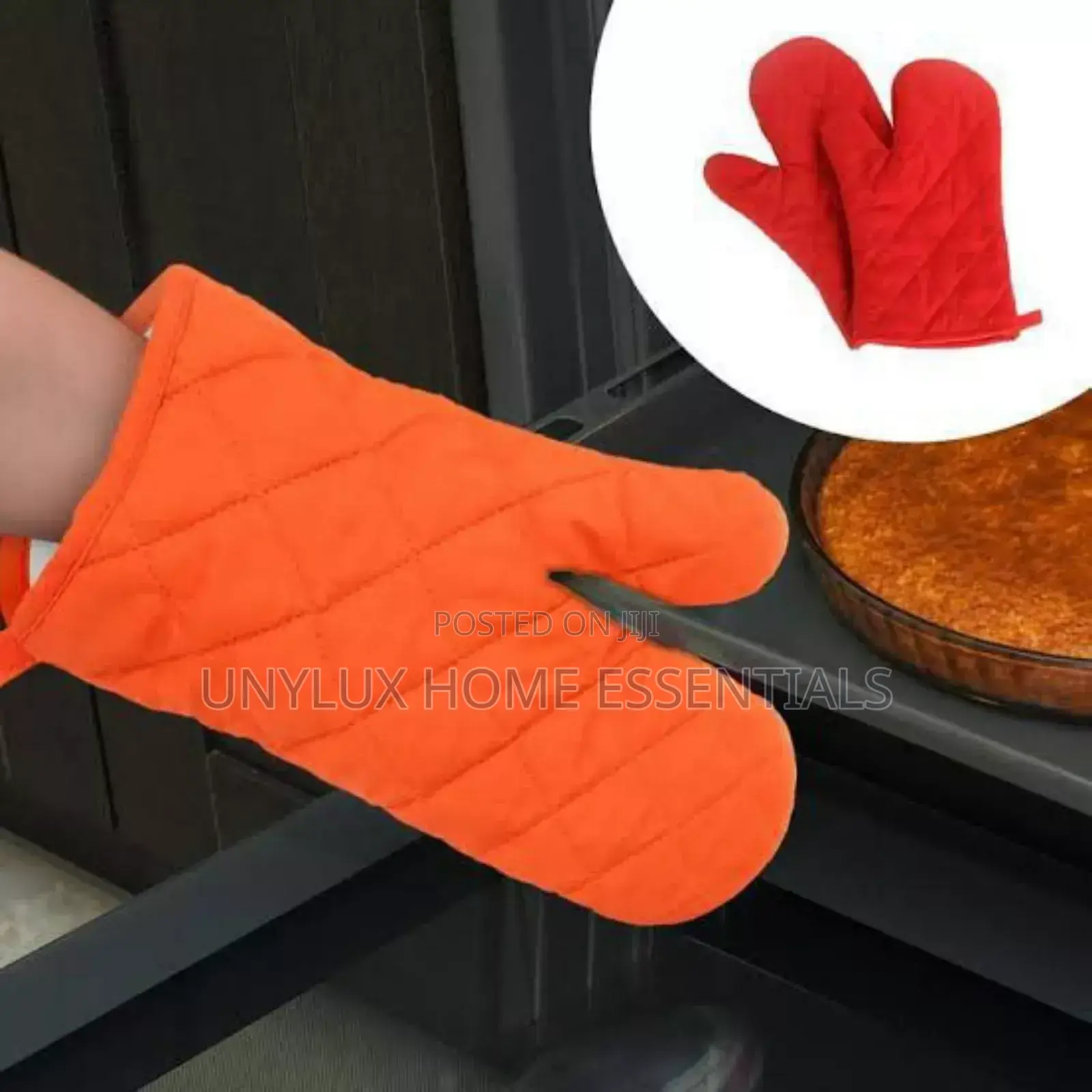 2pcs Heat Resistant Kitchen Mitts/Gloves