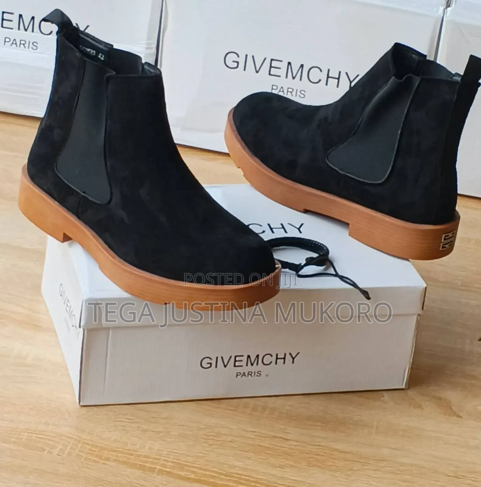 High Quality Givenchy Suede Men's Ankle Boots