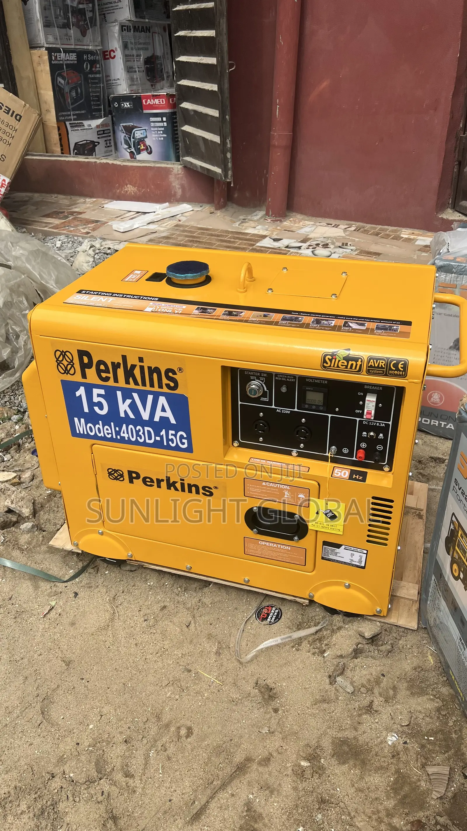 Perkins Soundproof 15kva