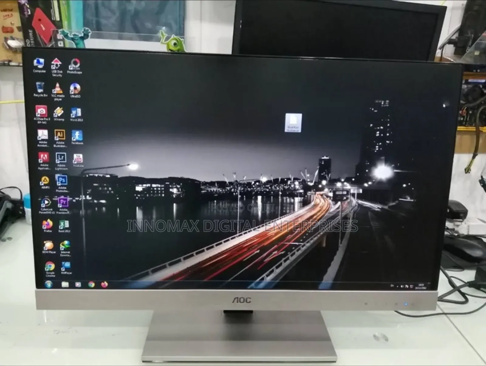Aoc 27-Inch Ips Frameless FHD 1080p Led Double Hdmi Monitor