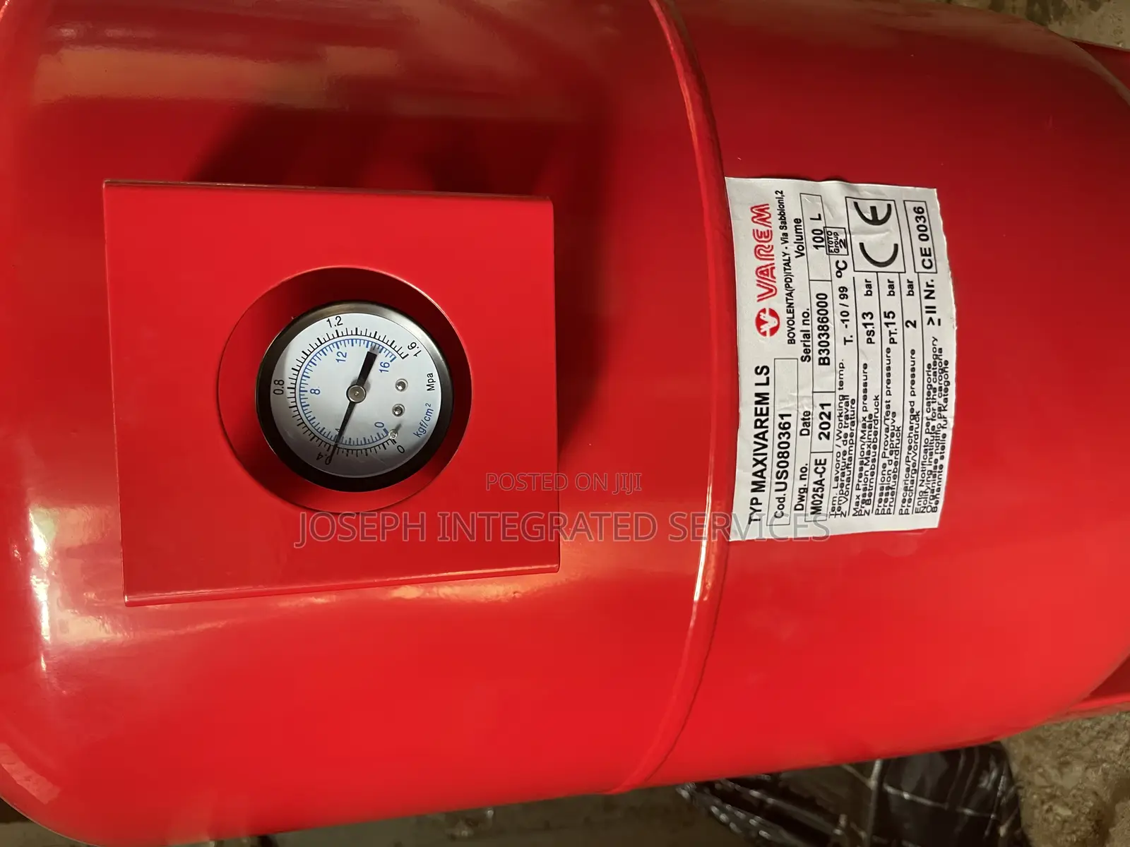 Varem Maxivarem Ls 100l Vertical Pressure Tank