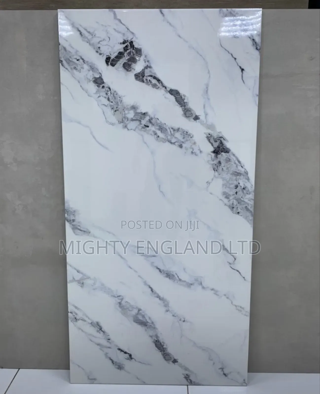 Polished Calacatta Grey Glazed Vitrified Spanish Porcelain Tile