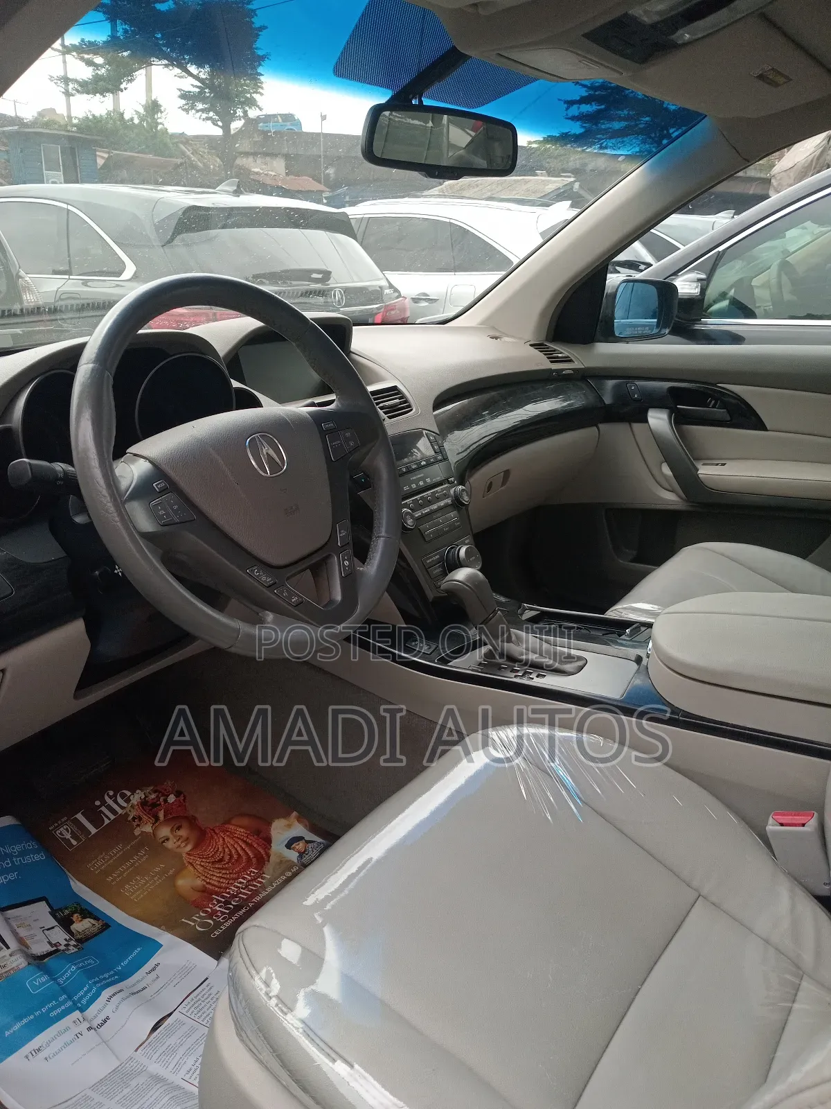 Acura MDX Sport Package AWD (3.7L 6cyl 5A) 2009 Black