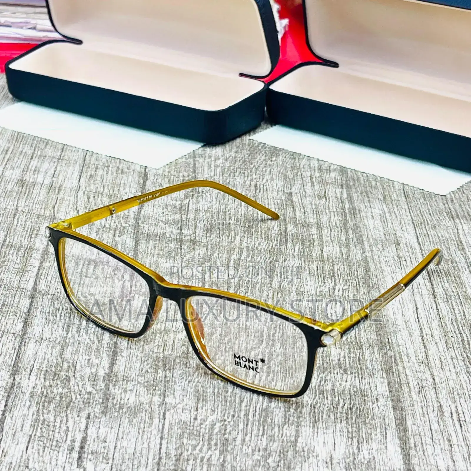 Mont Blanc/Chanel/Guess Luxury Transparent Clear Lense Unisex Glasses