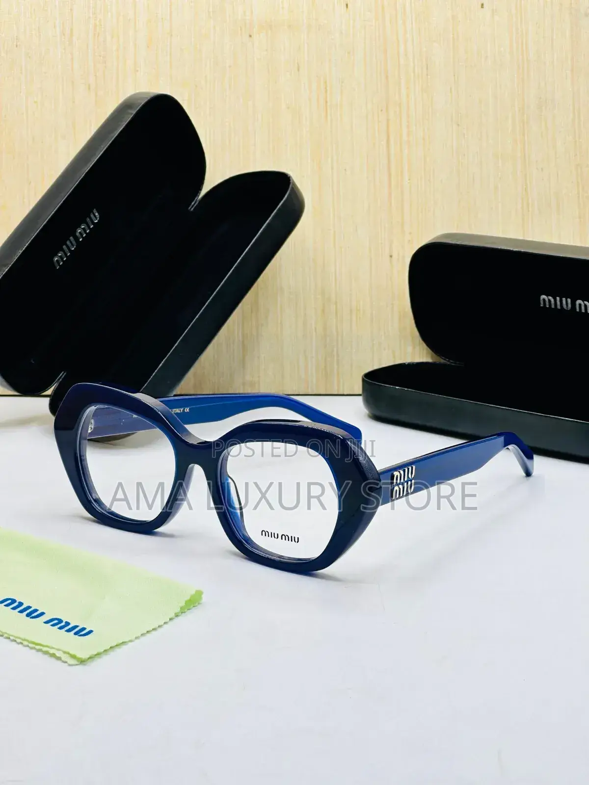 Designers Luxury Transparent Clear Lense Glasses