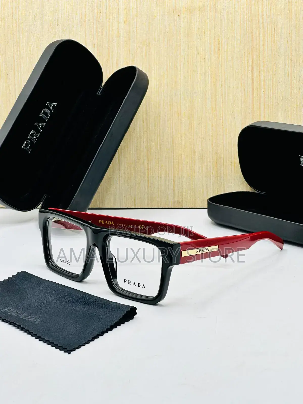 Designers Luxury Transparent Clear Lense Glasses