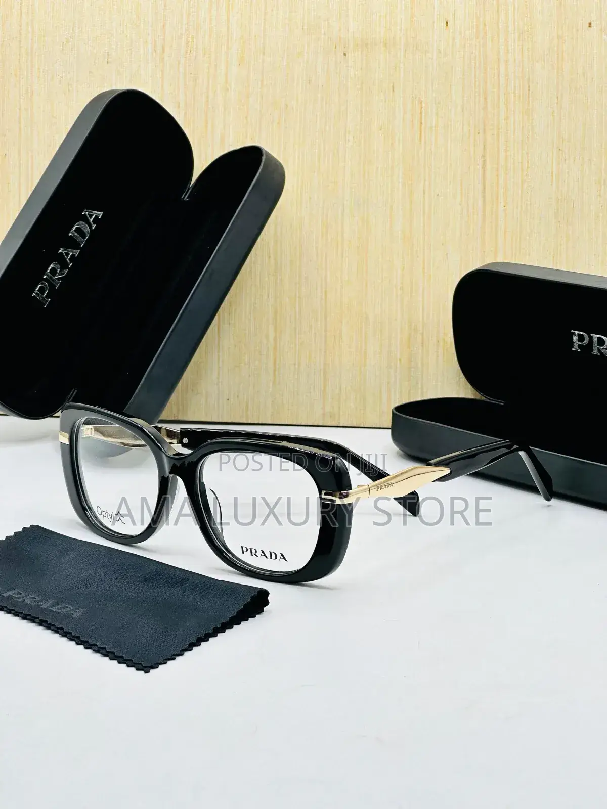 Designers Luxury Transparent Clear Lense Glasses