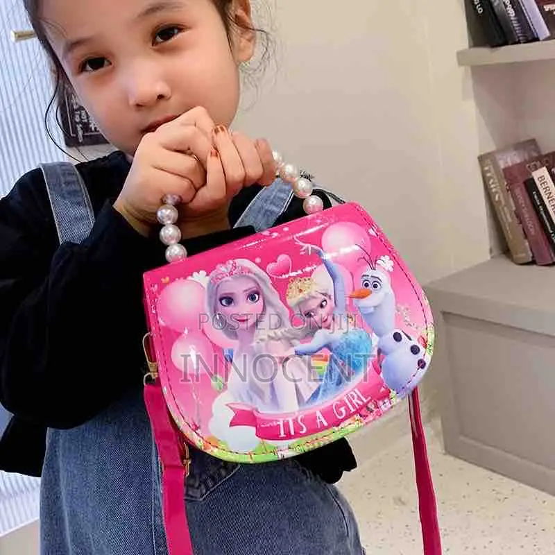 Girls Beaded Carton Character Handbags
