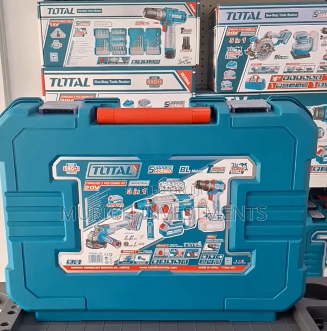 Total Cordless 3 PCS Combo Kit Tosli241198