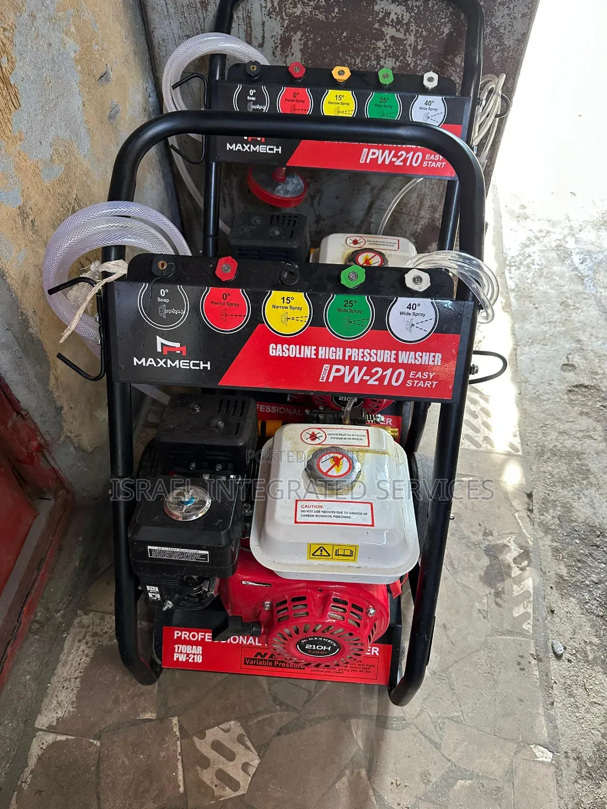 Gasoline High Preasure Washer (Pw 210 7hp Maxmech)