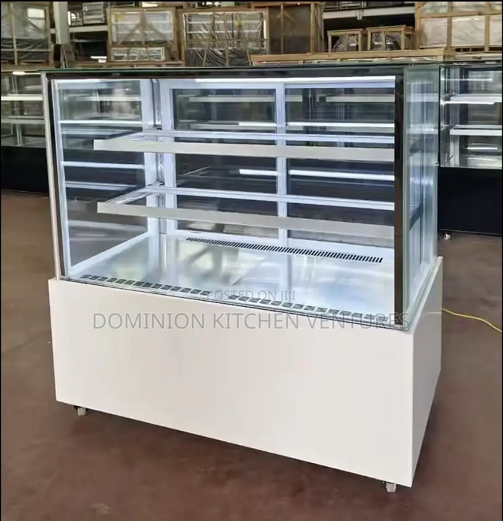 This Is Curved Glass Cake Display Showcase