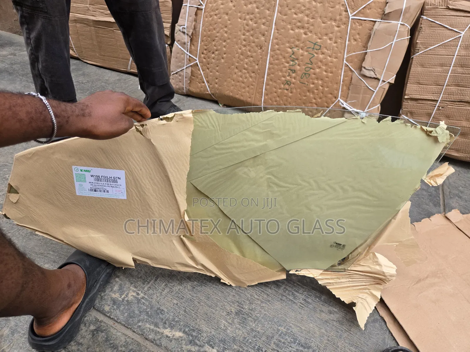 Gla250 2012 Front Door Glass Available