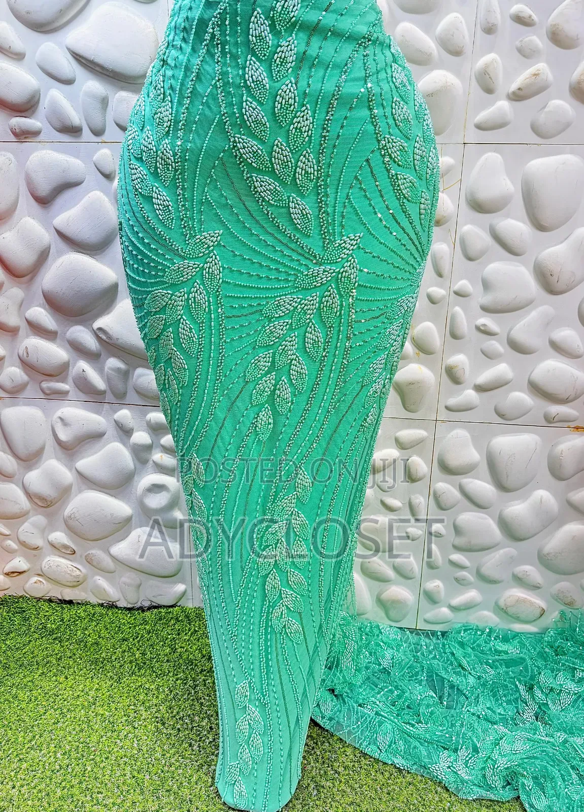 Full Hand Beaded Lace