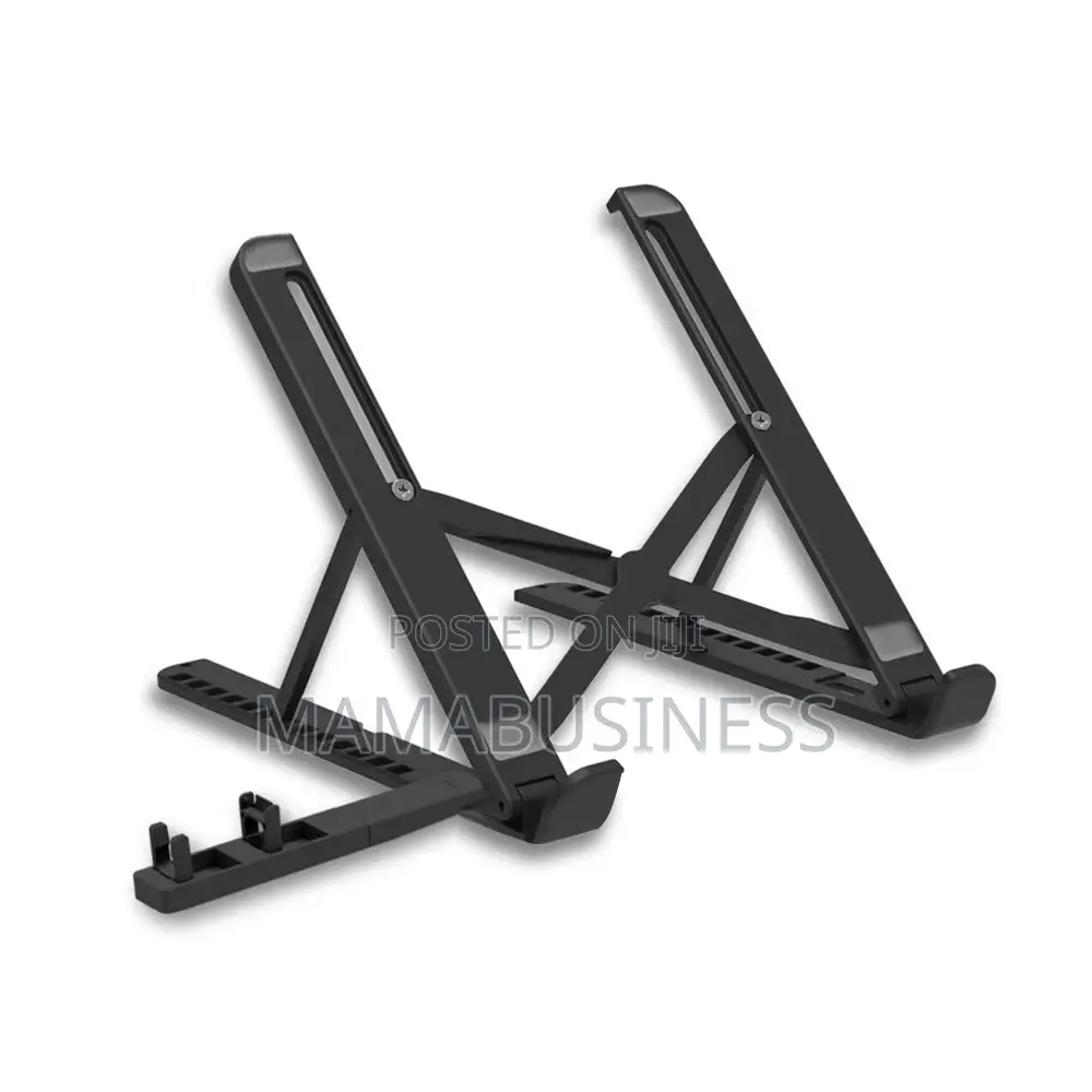Adjustable Laptop Riser Stand Computer Desk Stand With Phone Holder