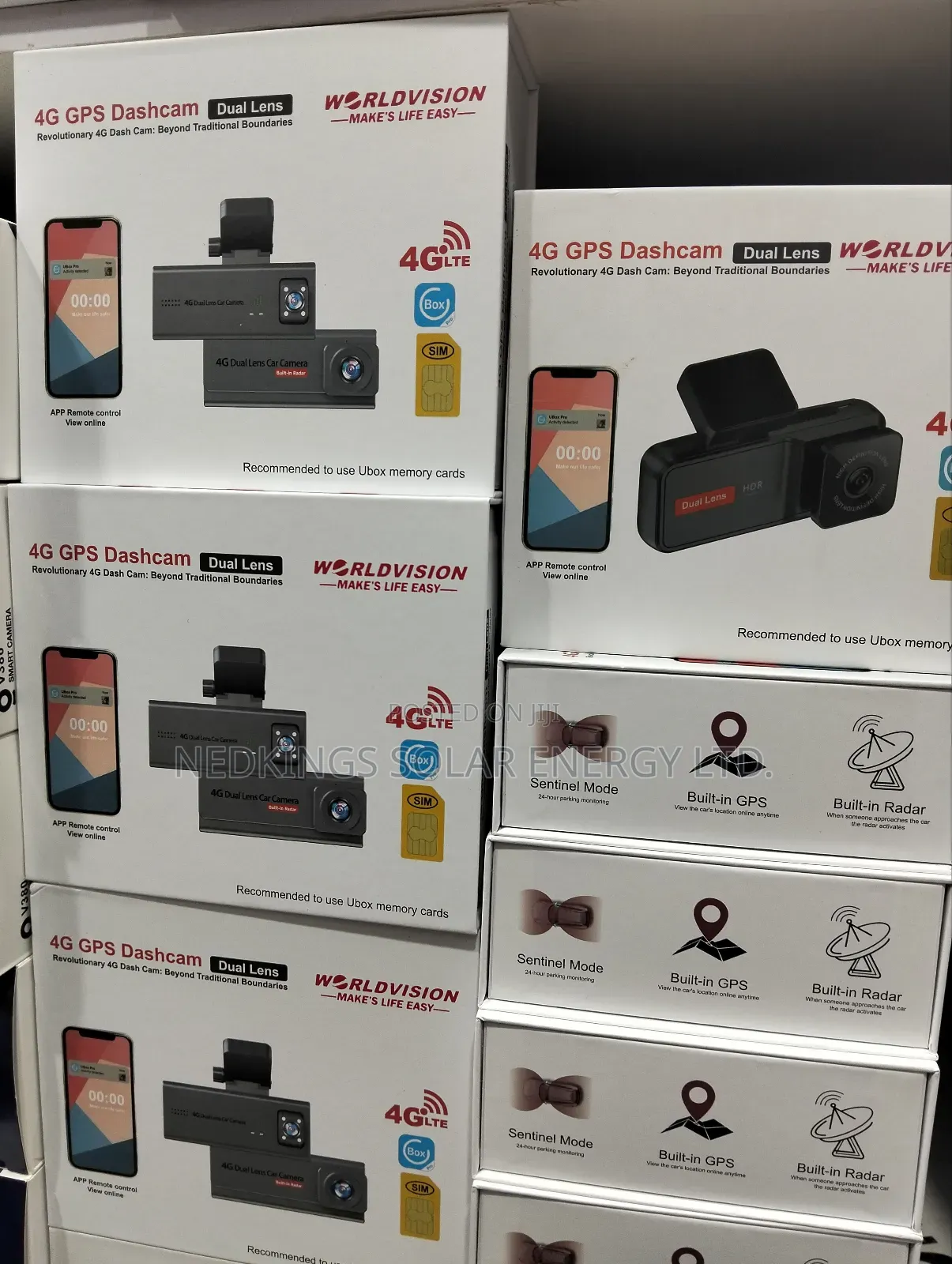 4g Gps Dashcam (Dual Lens)