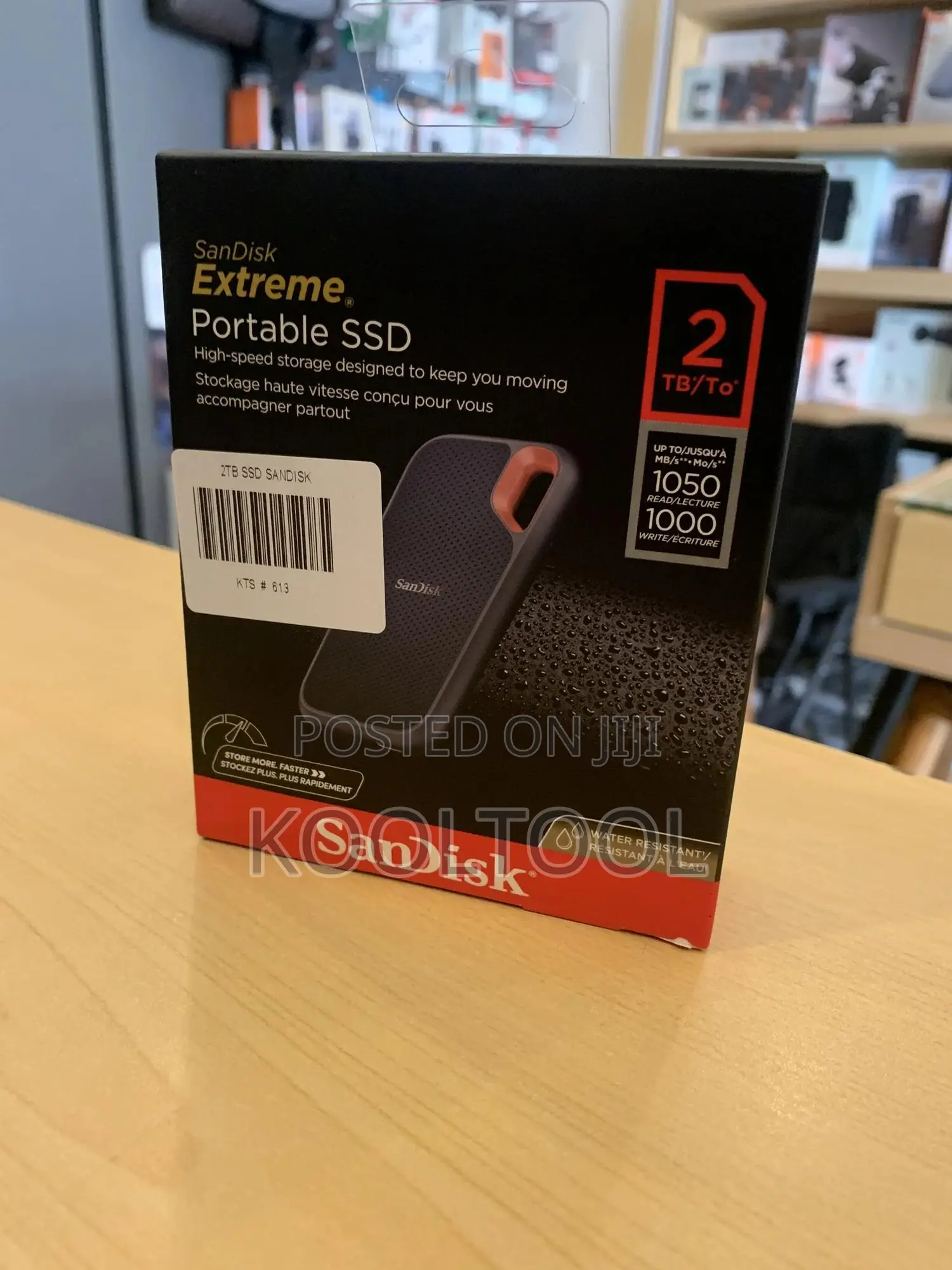 Sandisk 2tb Extreme Portable SSD - 1050mb/S