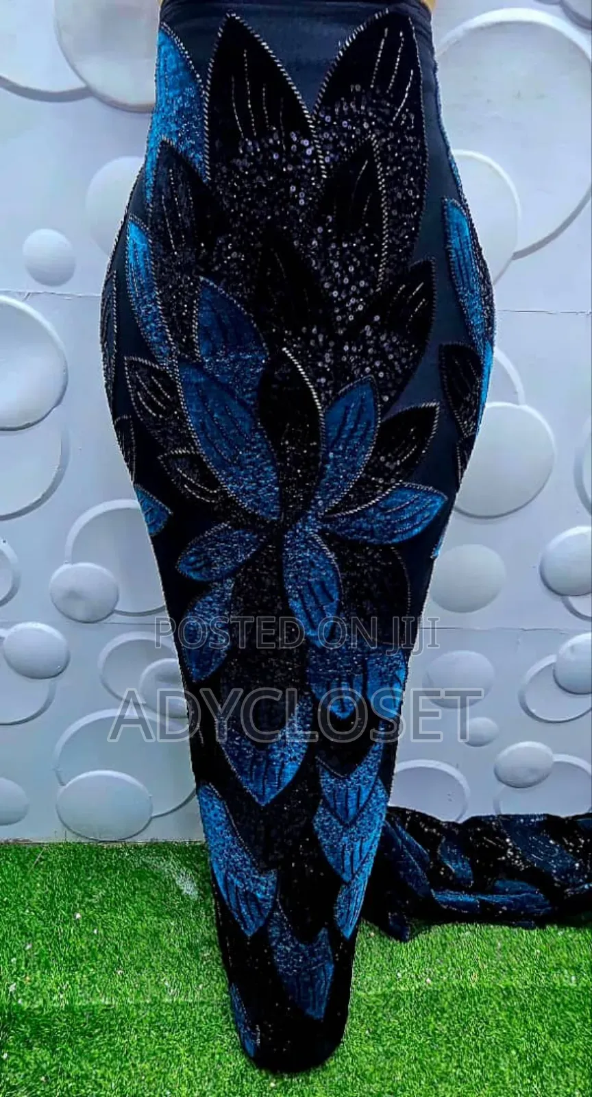 High Quality Luxury Velvet Beaded Lace