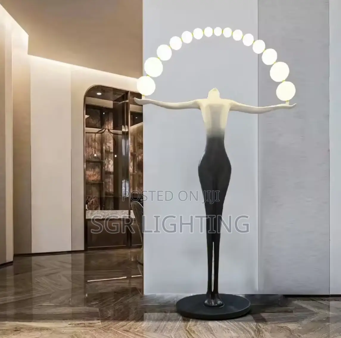 Sculpture Art Humanoid Lamp Living Room Villa Decoration Floor Lamp